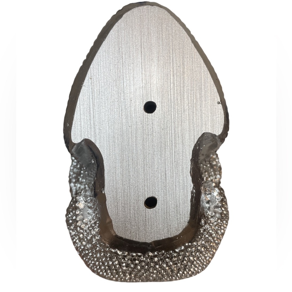 Skull Halloween NEW Decor home silver bling Makeup Vase organizer vanity - Picture 5 of 5